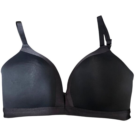 Anne Klein Womens Black Soft Cup Bra Size 34DD Adjustable Straps & Back Closure - Picture 1 of 12